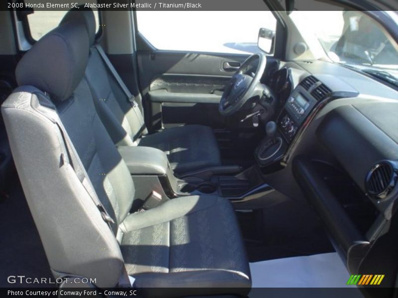 Alabaster Silver Metallic / Titanium/Black 2008 Honda Element SC