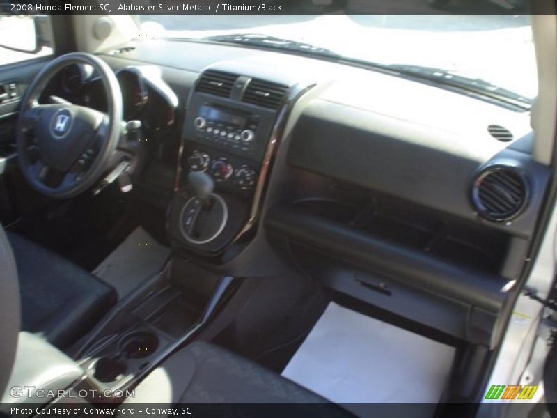 Alabaster Silver Metallic / Titanium/Black 2008 Honda Element SC