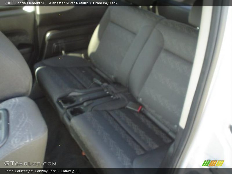 Alabaster Silver Metallic / Titanium/Black 2008 Honda Element SC
