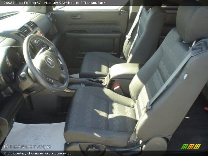 Alabaster Silver Metallic / Titanium/Black 2008 Honda Element SC