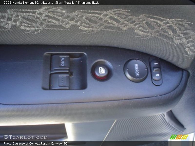Alabaster Silver Metallic / Titanium/Black 2008 Honda Element SC