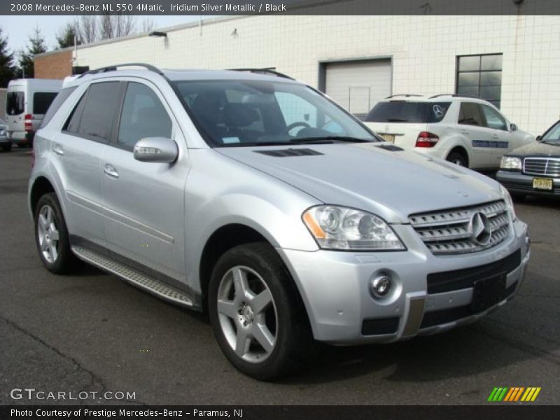 Iridium Silver Metallic / Black 2008 Mercedes-Benz ML 550 4Matic