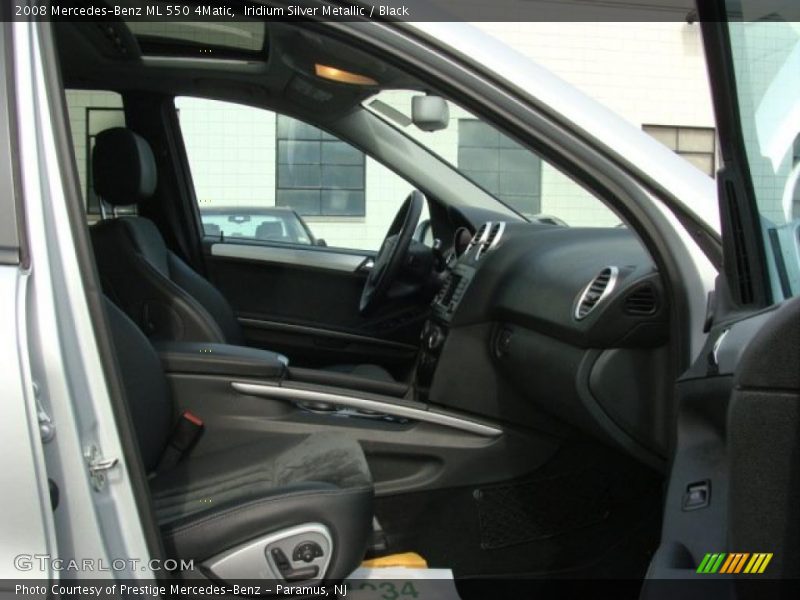 Iridium Silver Metallic / Black 2008 Mercedes-Benz ML 550 4Matic