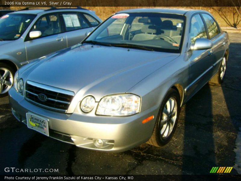 Silver / Gray 2006 Kia Optima LX V6