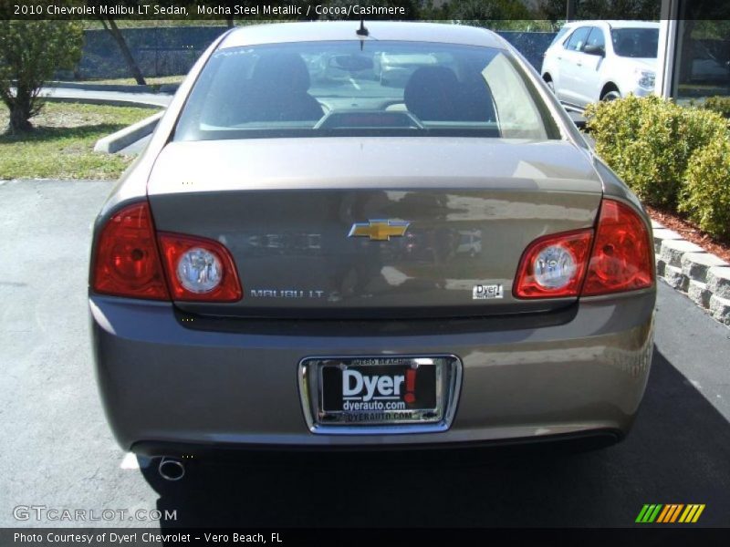 Mocha Steel Metallic / Cocoa/Cashmere 2010 Chevrolet Malibu LT Sedan