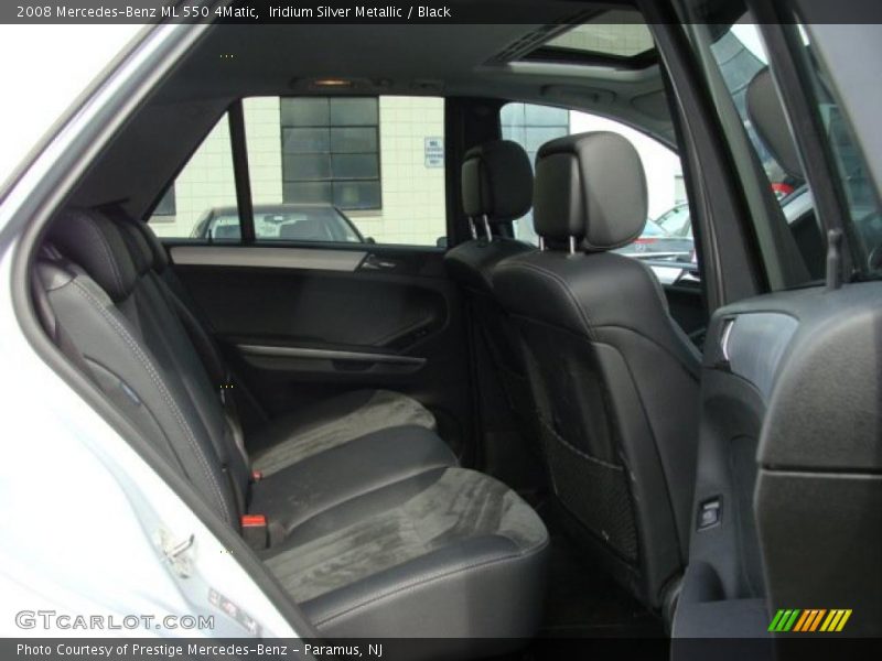 Iridium Silver Metallic / Black 2008 Mercedes-Benz ML 550 4Matic