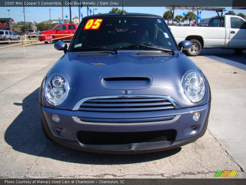 Cool Blue Metallic / Dark Grey 2005 Mini Cooper S Convertible
