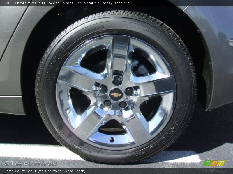 Mocha Steel Metallic / Cocoa/Cashmere 2010 Chevrolet Malibu LT Sedan
