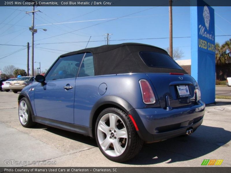 Cool Blue Metallic / Dark Grey 2005 Mini Cooper S Convertible