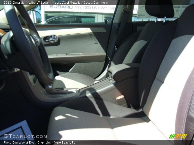 Mocha Steel Metallic / Cocoa/Cashmere 2010 Chevrolet Malibu LT Sedan