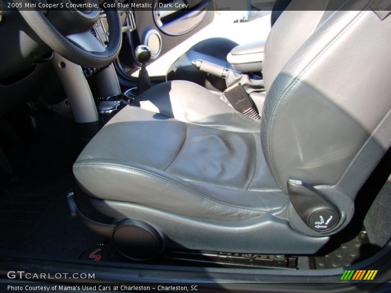 Cool Blue Metallic / Dark Grey 2005 Mini Cooper S Convertible