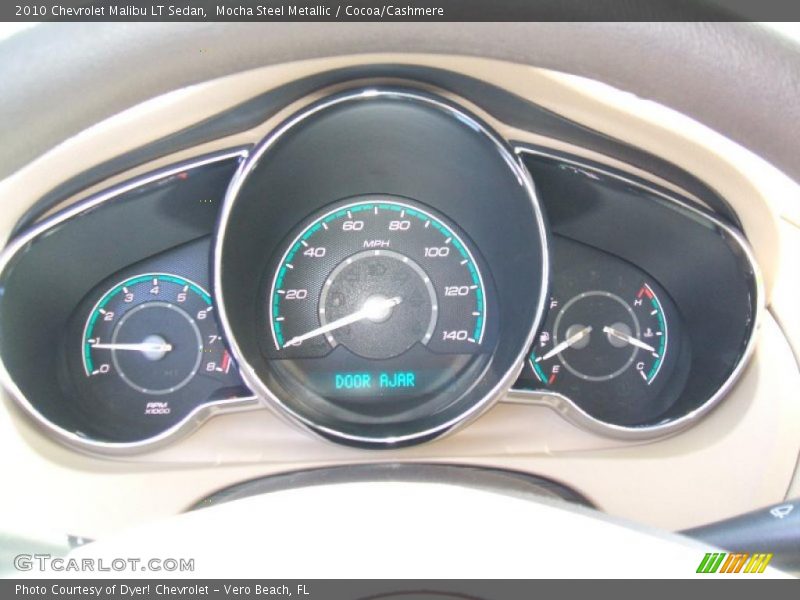 Mocha Steel Metallic / Cocoa/Cashmere 2010 Chevrolet Malibu LT Sedan