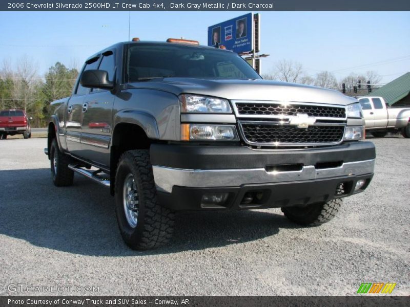 Dark Gray Metallic / Dark Charcoal 2006 Chevrolet Silverado 2500HD LT Crew Cab 4x4