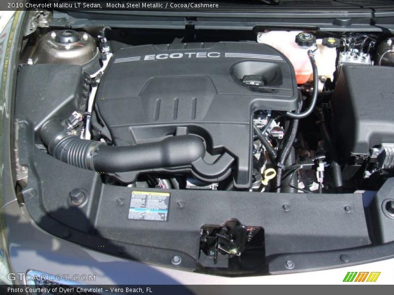 Mocha Steel Metallic / Cocoa/Cashmere 2010 Chevrolet Malibu LT Sedan