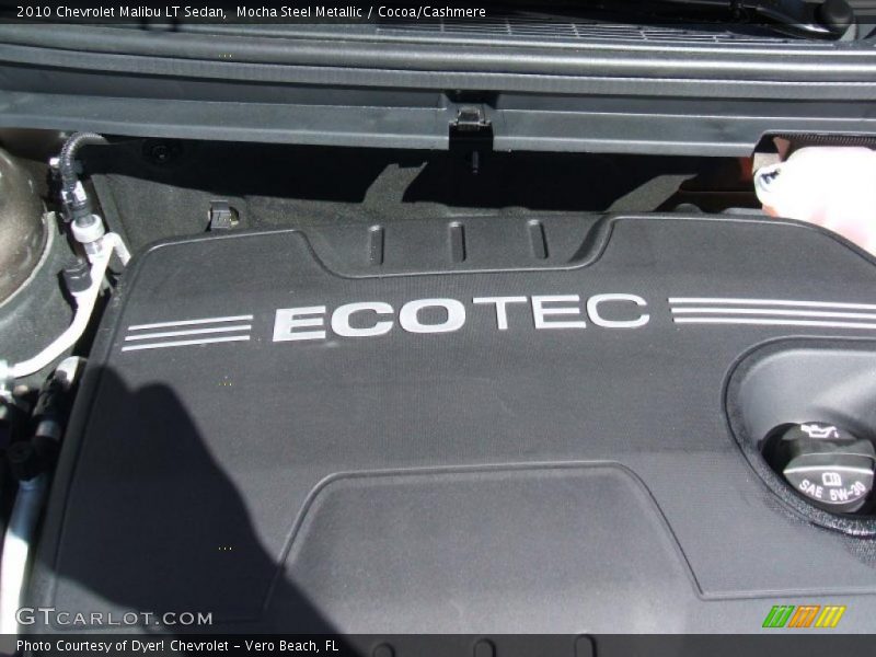 Mocha Steel Metallic / Cocoa/Cashmere 2010 Chevrolet Malibu LT Sedan