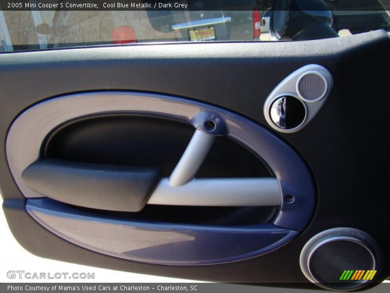 Cool Blue Metallic / Dark Grey 2005 Mini Cooper S Convertible