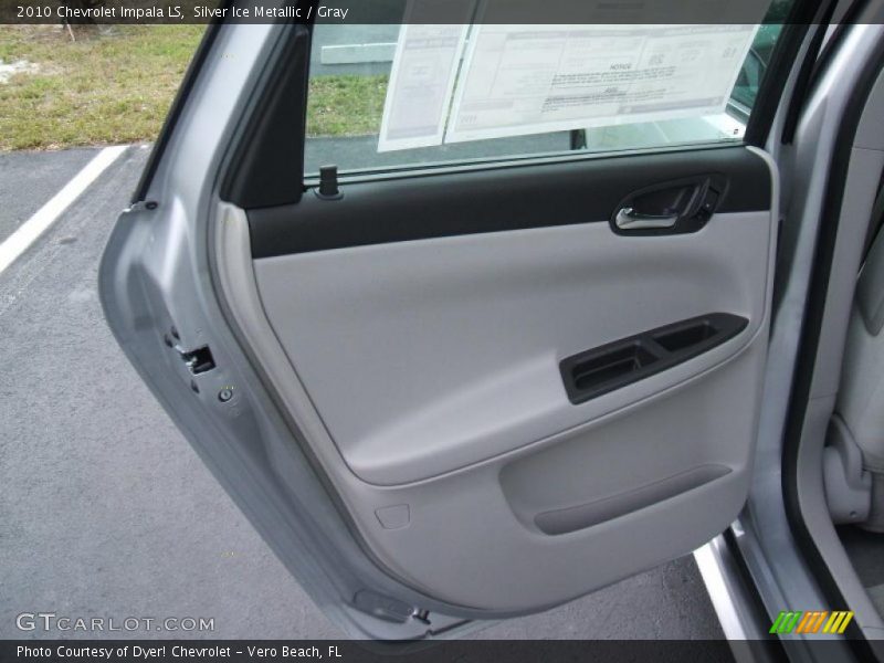 Silver Ice Metallic / Gray 2010 Chevrolet Impala LS
