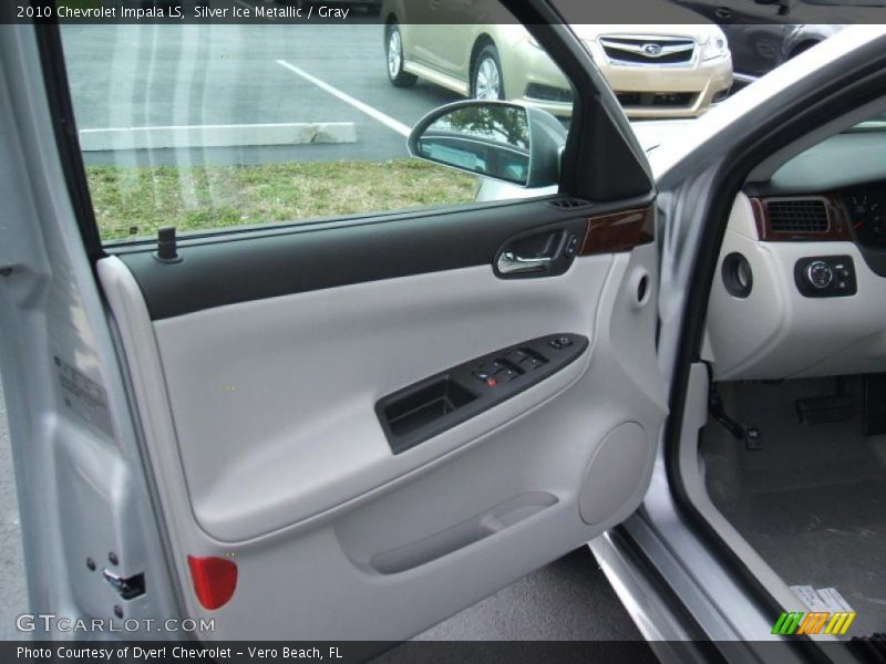 Silver Ice Metallic / Gray 2010 Chevrolet Impala LS