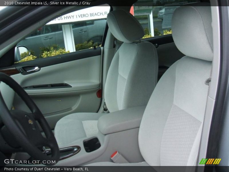 Silver Ice Metallic / Gray 2010 Chevrolet Impala LS