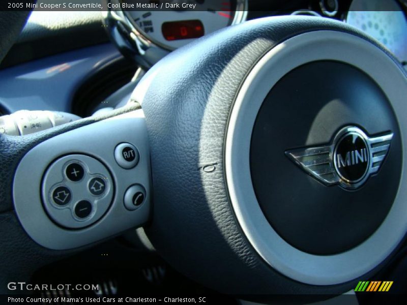 Cool Blue Metallic / Dark Grey 2005 Mini Cooper S Convertible