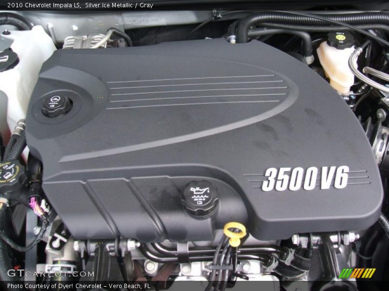 Silver Ice Metallic / Gray 2010 Chevrolet Impala LS