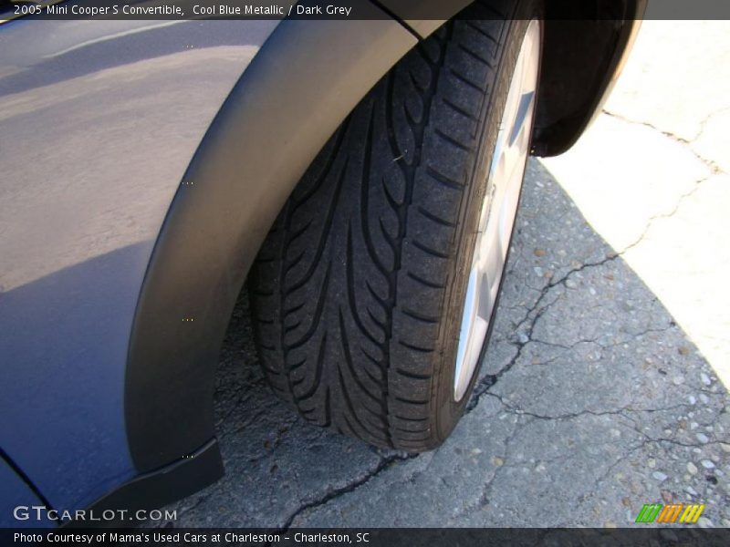 Cool Blue Metallic / Dark Grey 2005 Mini Cooper S Convertible