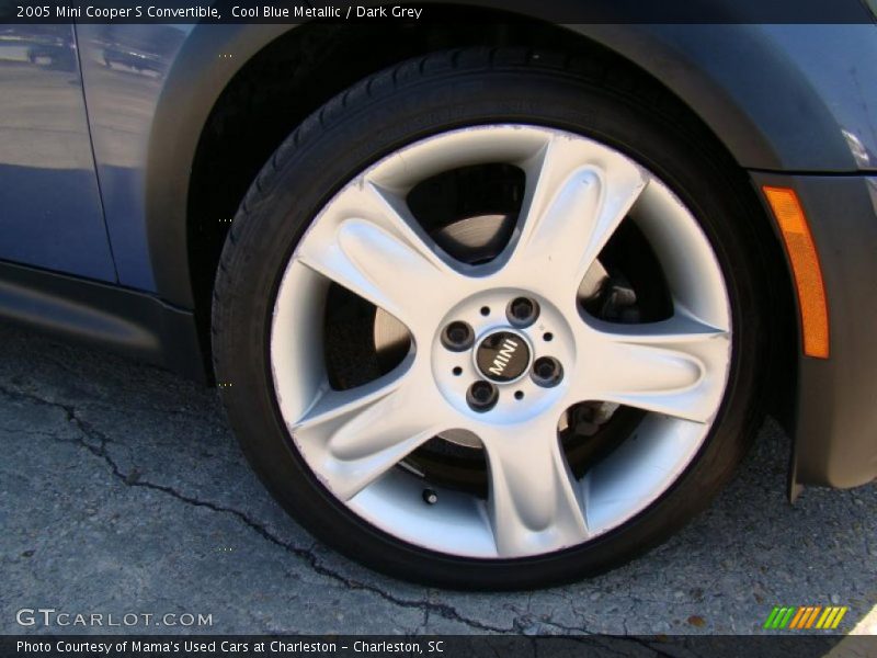 Cool Blue Metallic / Dark Grey 2005 Mini Cooper S Convertible