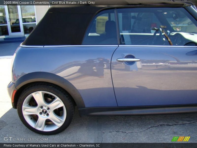 Cool Blue Metallic / Dark Grey 2005 Mini Cooper S Convertible