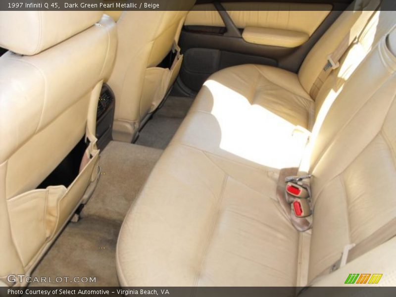 Dark Green Pearl Metallic / Beige 1997 Infiniti Q 45