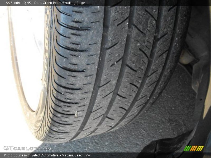 Dark Green Pearl Metallic / Beige 1997 Infiniti Q 45