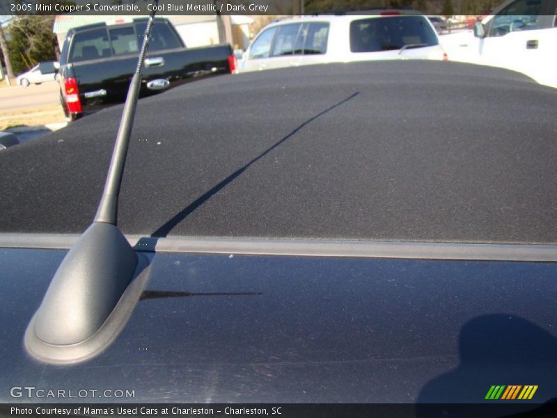 Cool Blue Metallic / Dark Grey 2005 Mini Cooper S Convertible