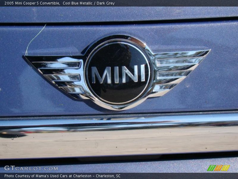 Cool Blue Metallic / Dark Grey 2005 Mini Cooper S Convertible