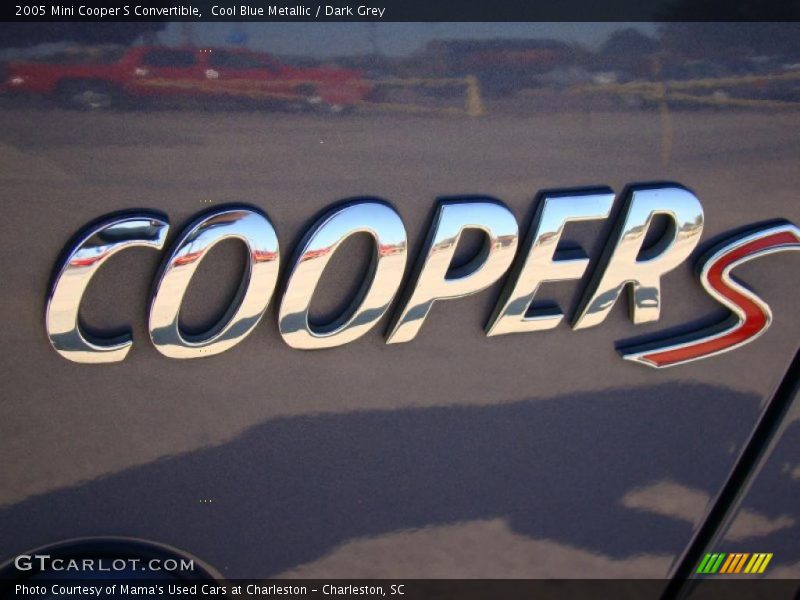 Cool Blue Metallic / Dark Grey 2005 Mini Cooper S Convertible