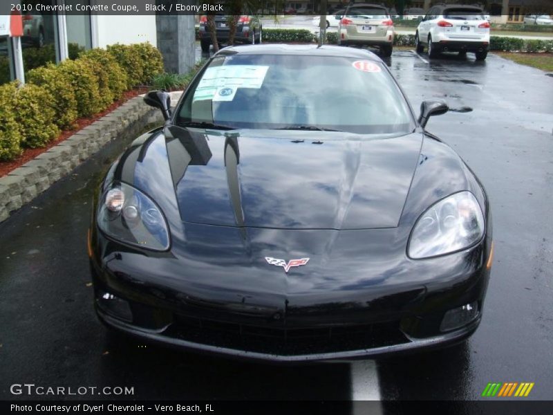 Black / Ebony Black 2010 Chevrolet Corvette Coupe