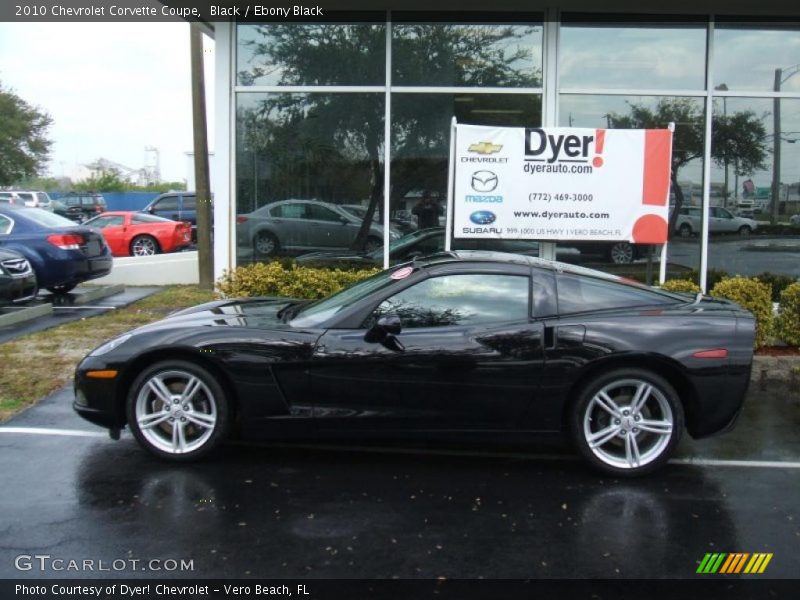 Black / Ebony Black 2010 Chevrolet Corvette Coupe