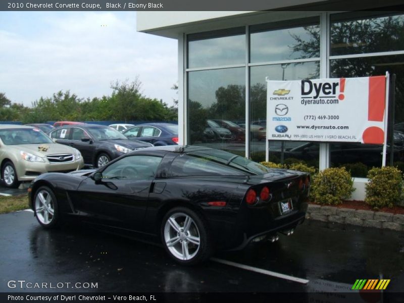 Black / Ebony Black 2010 Chevrolet Corvette Coupe