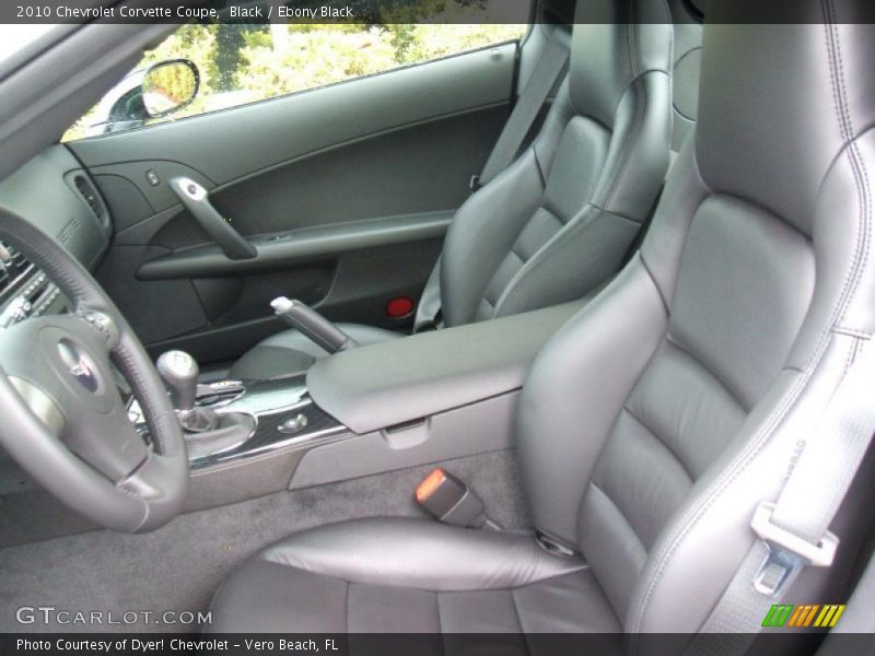 Black / Ebony Black 2010 Chevrolet Corvette Coupe