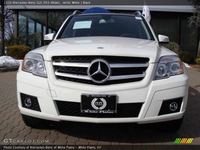 Arctic White / Black 2010 Mercedes-Benz GLK 350 4Matic
