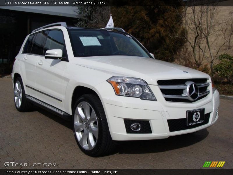Arctic White / Black 2010 Mercedes-Benz GLK 350 4Matic