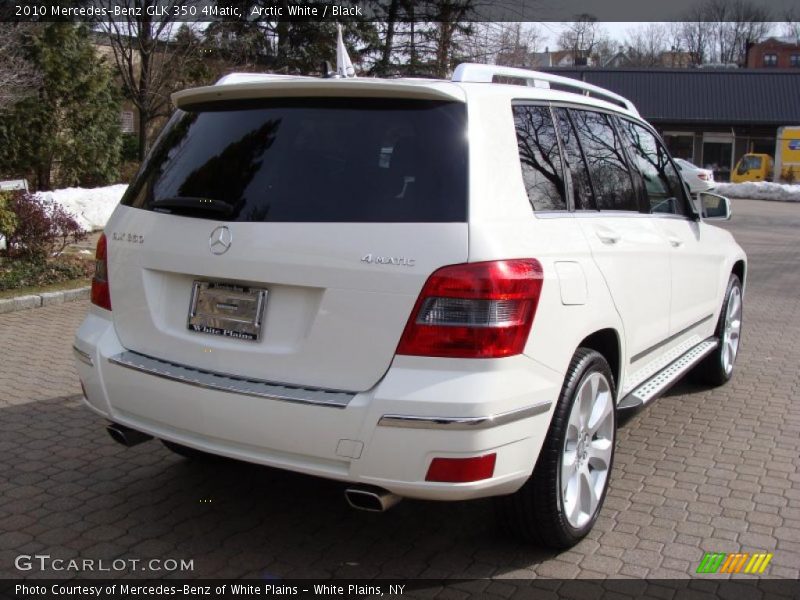 Arctic White / Black 2010 Mercedes-Benz GLK 350 4Matic