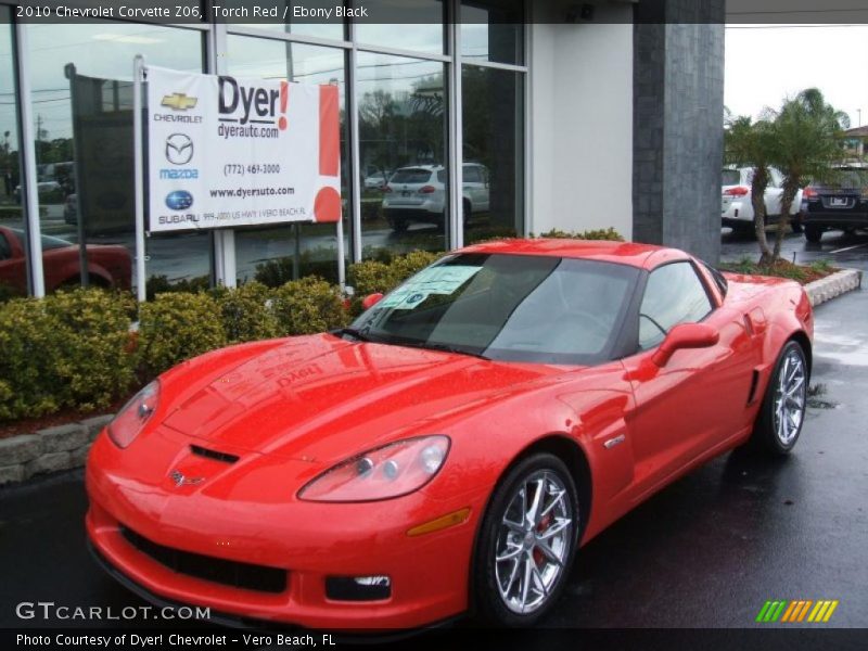 Torch Red / Ebony Black 2010 Chevrolet Corvette Z06