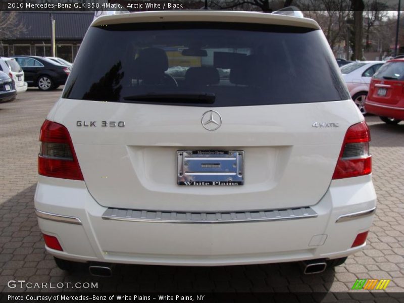 Arctic White / Black 2010 Mercedes-Benz GLK 350 4Matic