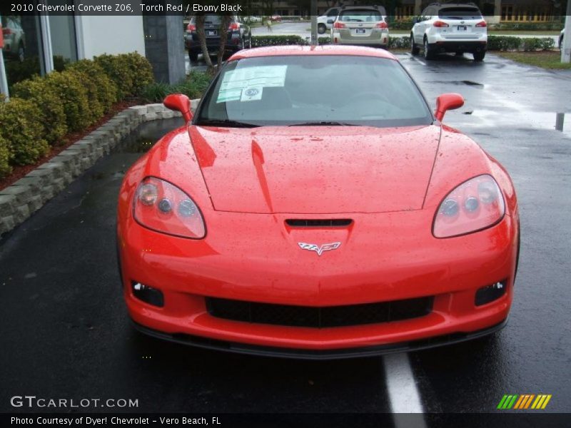 Torch Red / Ebony Black 2010 Chevrolet Corvette Z06
