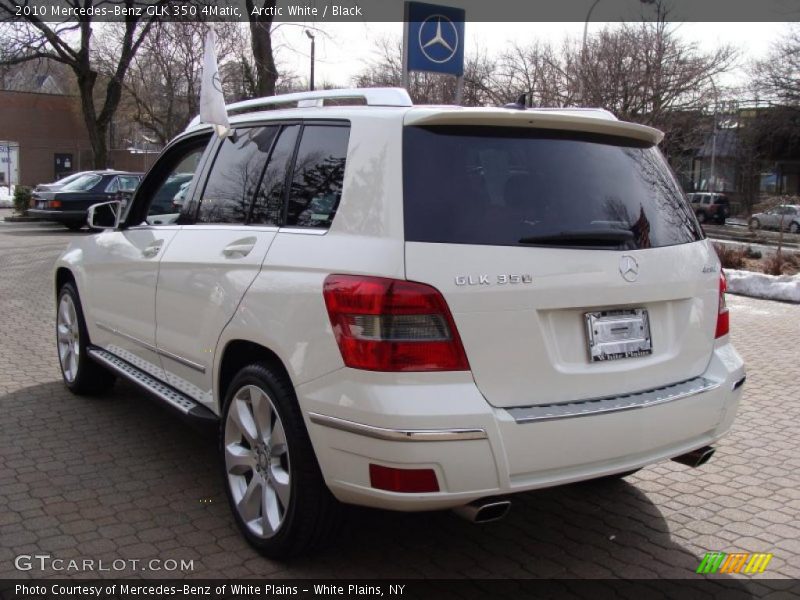 Arctic White / Black 2010 Mercedes-Benz GLK 350 4Matic