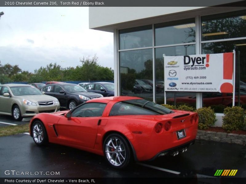 Torch Red / Ebony Black 2010 Chevrolet Corvette Z06