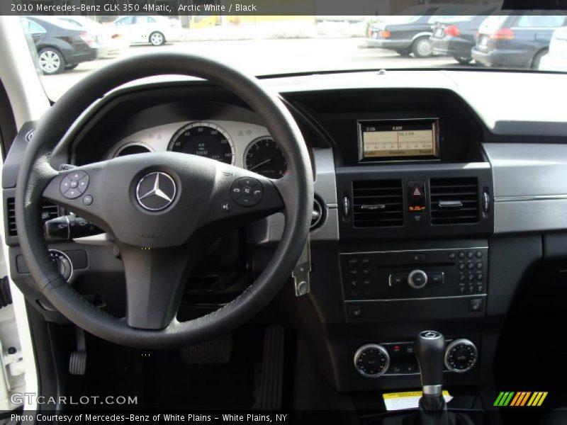 Arctic White / Black 2010 Mercedes-Benz GLK 350 4Matic