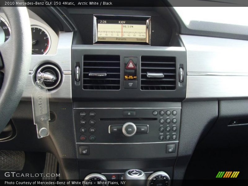 Arctic White / Black 2010 Mercedes-Benz GLK 350 4Matic
