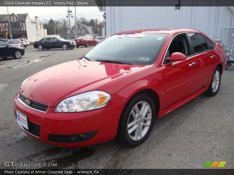 Victory Red / Ebony 2009 Chevrolet Impala LTZ