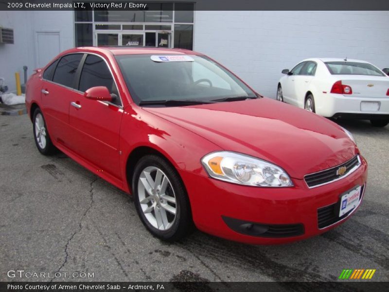 Victory Red / Ebony 2009 Chevrolet Impala LTZ