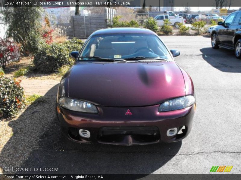 Barcelona Red Pearl Metallic / Beige 1997 Mitsubishi Eclipse RS Coupe